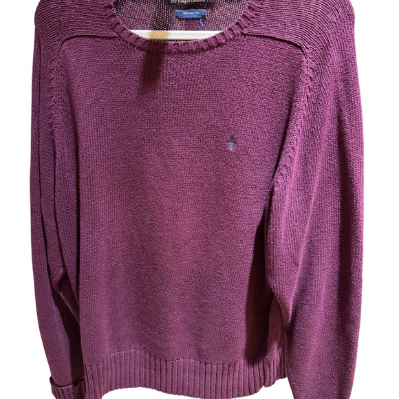 Polo Ralph Lauren Men’s Plum Cotton Crewneck 💜 Classic with Attitude